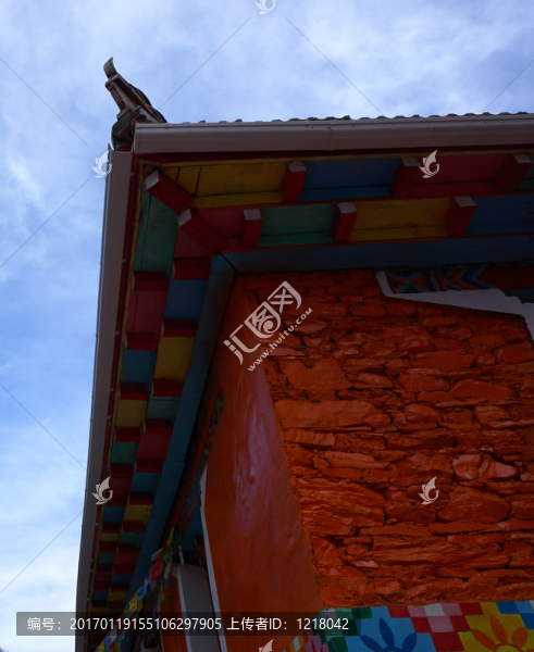 七彩甲足,藏民新居