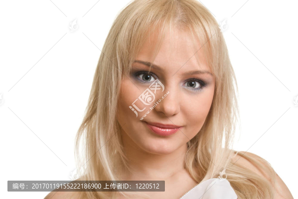 快樂(lè)的金發(fā)女孩