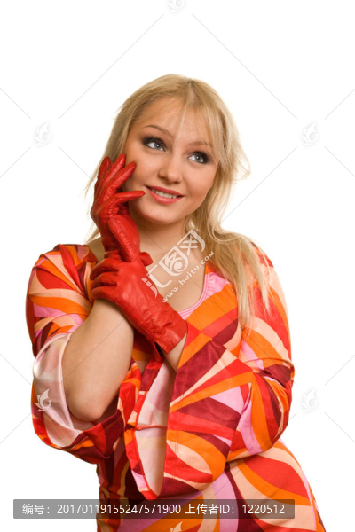 可愛(ài)的金發(fā)女孩