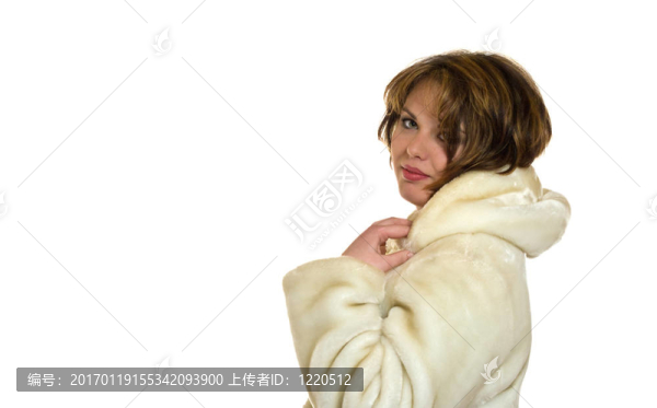冬天的女士