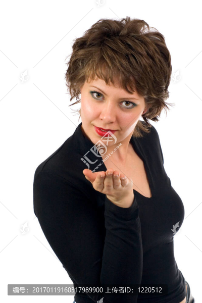 年輕女性做演講