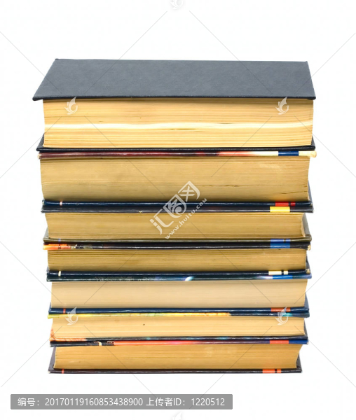 白色孤立的書籍