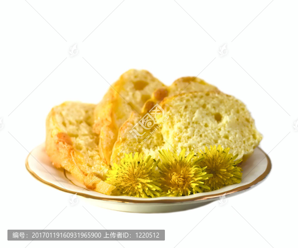 在盤子上的顏色美麗的甜餅干