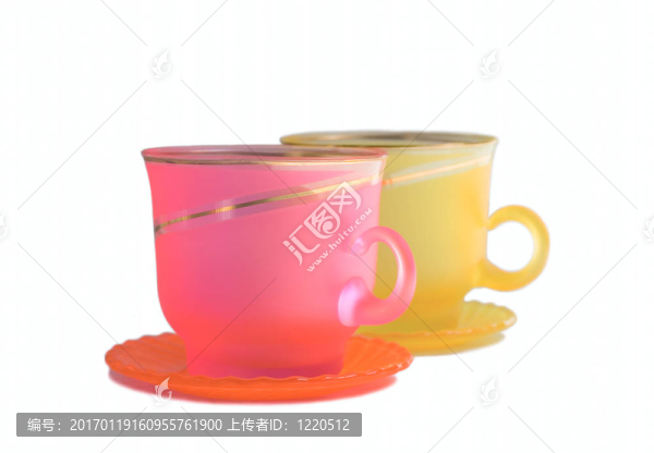 白色杯