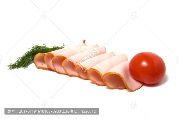 白番茄和肉片