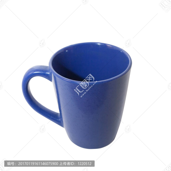 藍(lán)色的茶杯