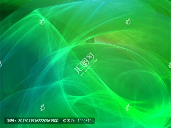 波浪狀的發(fā)光的顏色