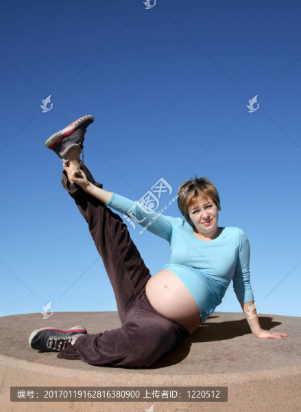 懷孕的女人
