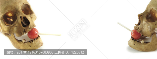 頭骨和棒棒糖