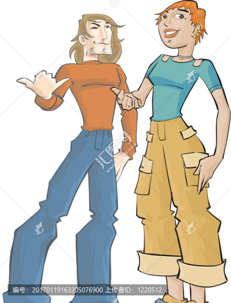 女孩和男人