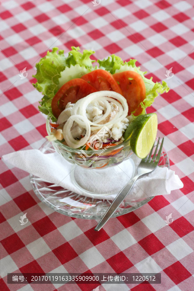 蟹肉沙拉