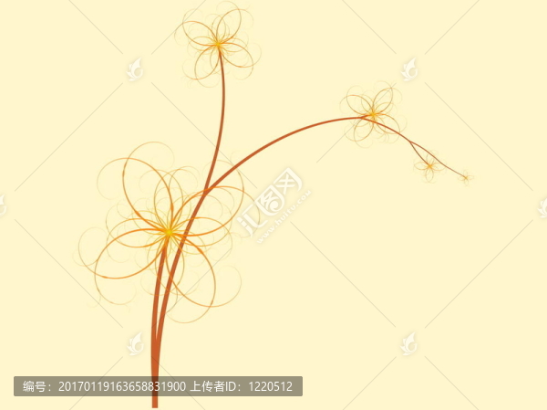 橙色的光芒
