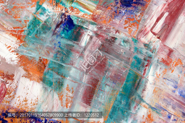 油畫畫布為背景。