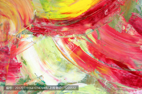 油畫畫布為背景。