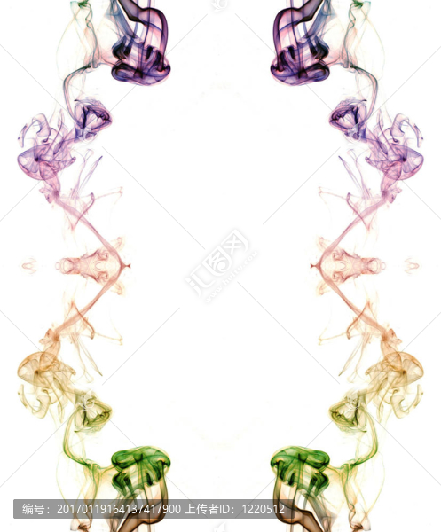 彩色煙霧