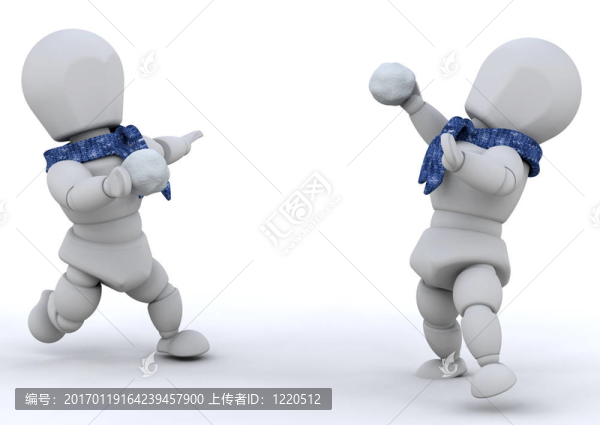 打雪仗