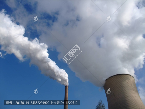 蒸汽冷卻塔電廠