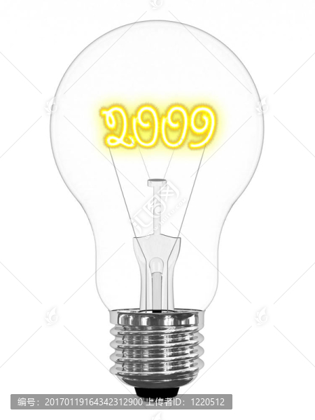 燈泡的閃閃發(fā)光的2009個數(shù)字里面