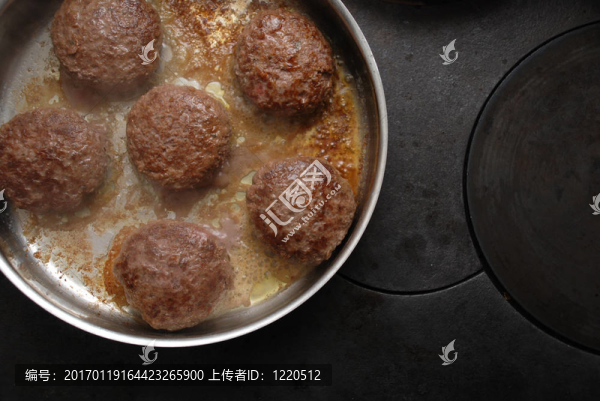 自制的漢堡