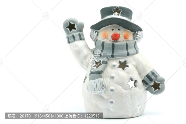 粘土燈雪人
