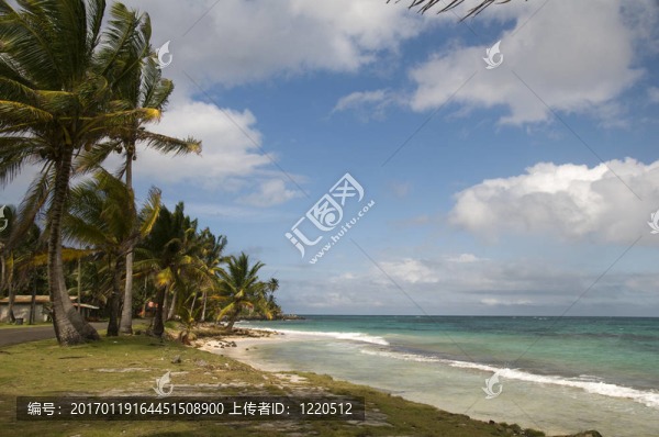 薩莉peachie海灘北端玉米島尼加拉瓜海濱大道
