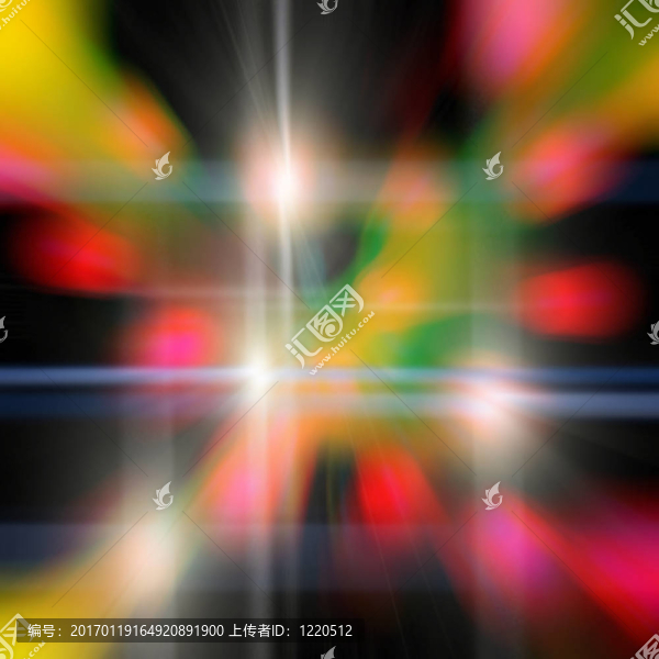 摘要圣誕燈