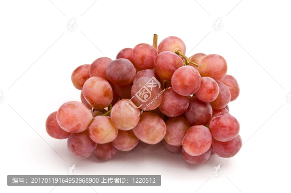 粉紅色的葡萄簇
