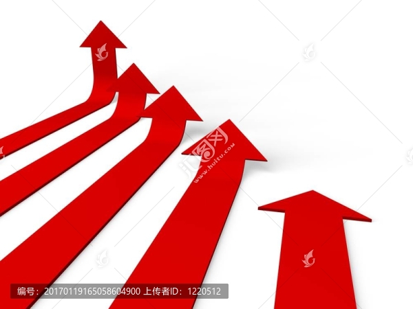 白色箭頭上的行紅色目標(biāo)
