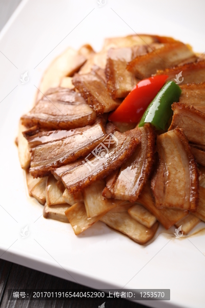 杏鮑菇爆燒肉