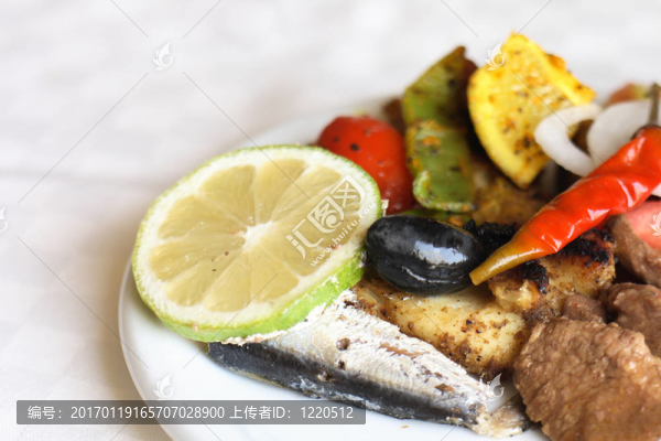 食品的背景