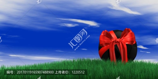 足球在天空的背景下