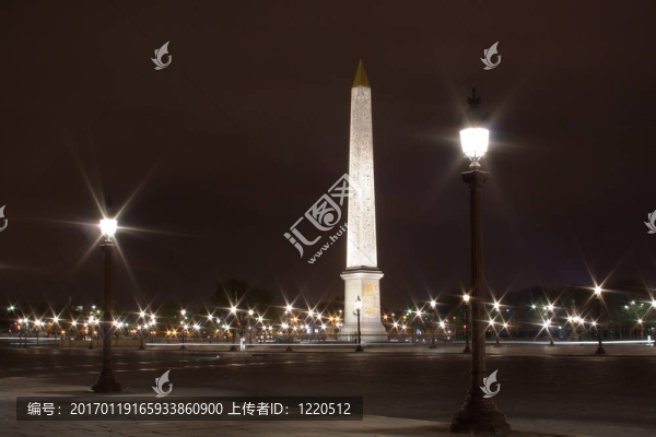 協(xié)和obelisc夜晚