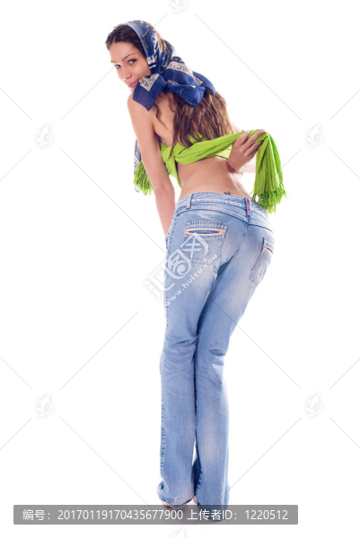 后面的女孩