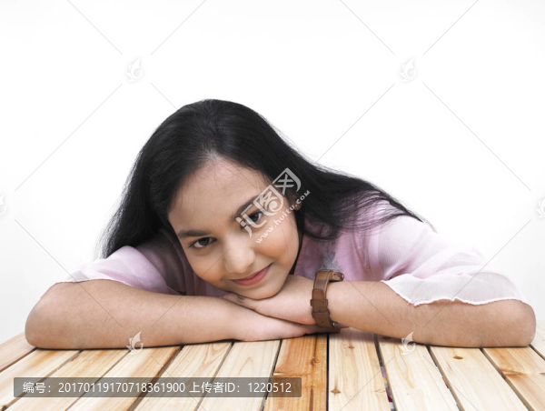 一個亞洲少女的肖像
