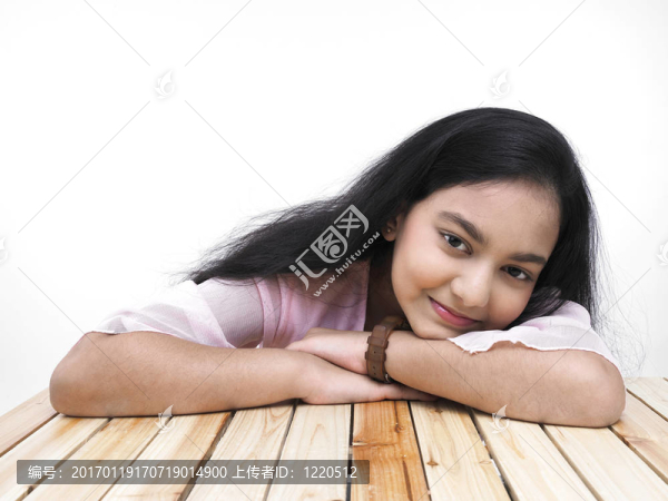 一個(gè)亞洲少女的肖像