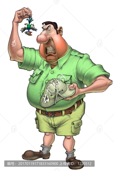 與一只鳥的人