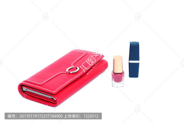 化妝品與荷包女性紅