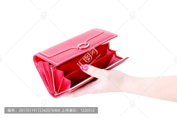 與空錢包女性紅色3手