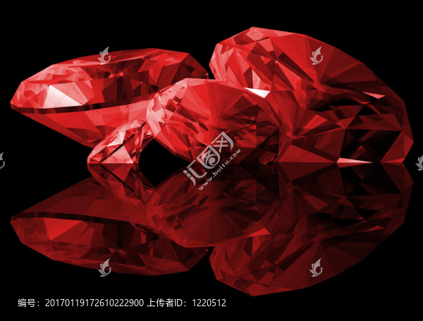 三維紅寶石寶石分離
