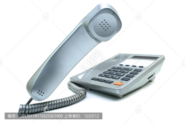 銀色的電話