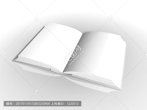 孤立白色背景的書籍
