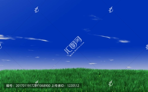 藍(lán)天上的綠地