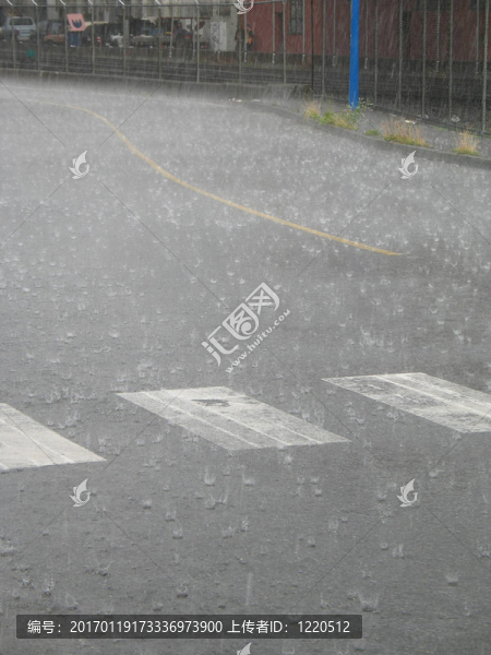 街上的大雨