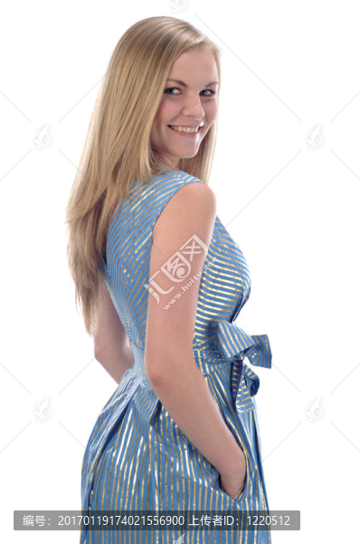 年輕漂亮女孩的肖像