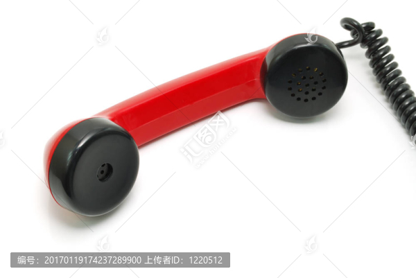 紅色的電話筒