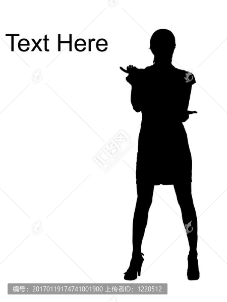 站著的女人看著她的手掌