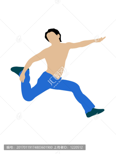 跳男