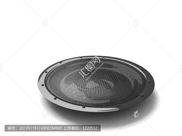 黑色的揚聲器