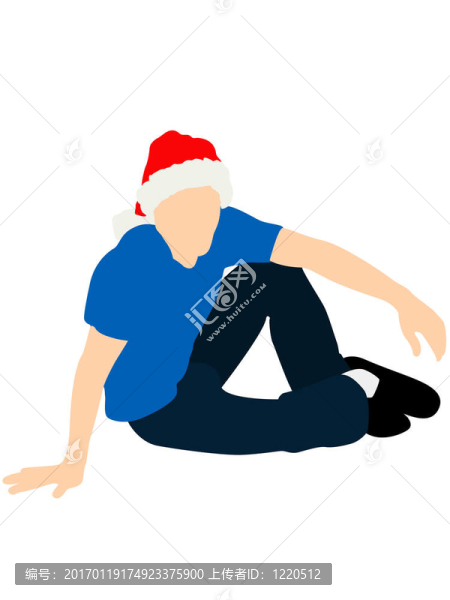 年輕人與santa,cap