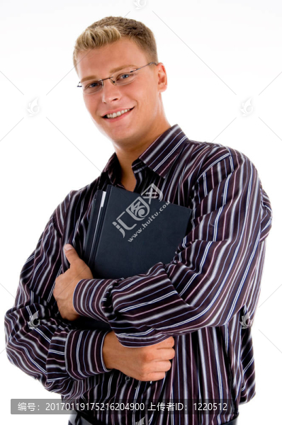 年輕的商人與官方文件